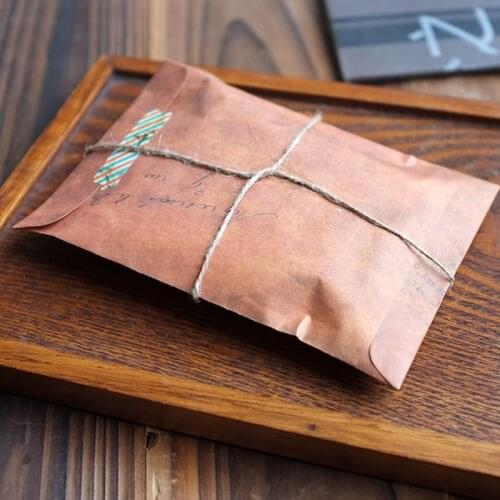 40Pcs/lot Retro Kraft Envelope Set Creative Business Envelopes Vintage Wedding Paper Mail Invitation Scrapbooking Gift
