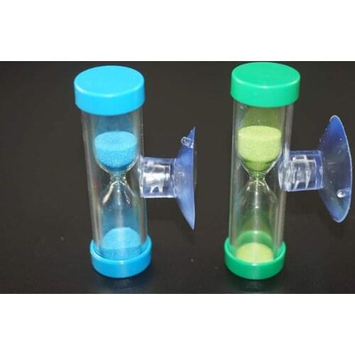 Pack of 2) 3 Minute Gravity Hourglasses - Time Management Set - with Suction Cup