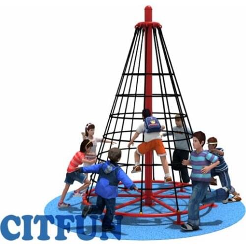 Climbing Rope Net Combination Rope In Playground ,Outdoor Playground Net Structure OP16-237A