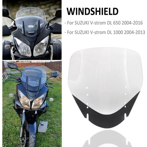 NEW Motorcycle Windscreen Windshield Wind Deflector Protector Shield Screen For Suzuki Vstrom V-strom DL650 DL1000 DL 650 1000