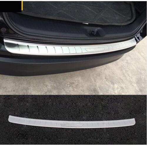FIT 2014 2015 FOR toyota HIGHLANDER KLUGER REAR BUMPER PROTECTOR STEP PANEL BOOT COVER SILL PLATE