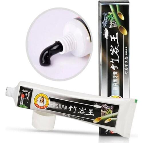 Large 160g*2 pcs Tooth Care Bamboo Natural Activated Charcoal Teeth Whitening Toothpaste