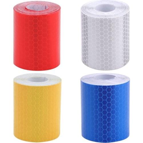 100x5cm Car Reflective Tape Stickers Road Warning Strip-style Decoration Film Safe Motorcycle Car Reflector Road Safety Strip