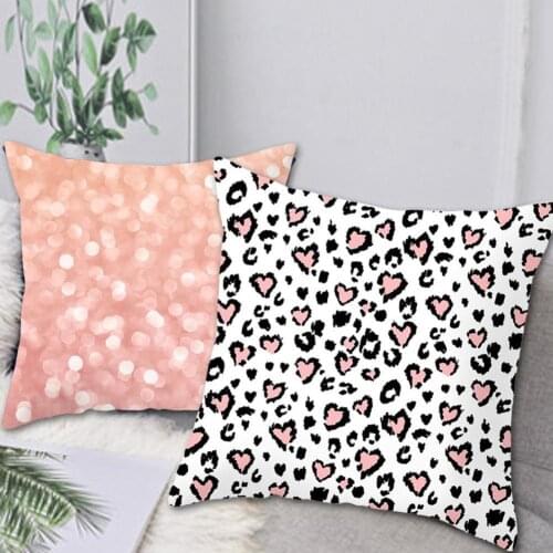 45*45cm Pink Pillowcase Decorative Sofa Cushion Case Home Cover Bed Pillow Cute Dropshipping Cushion Decor Cover Pillow Cas N6I6
