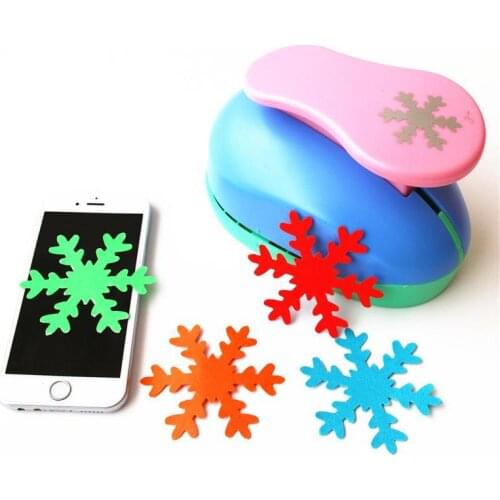 8cm SnowFlake 3'' Large DIY Craft Punch For EVA Puncher Card making Creative Embossing device Stationery Kids Scrapbooking S2888