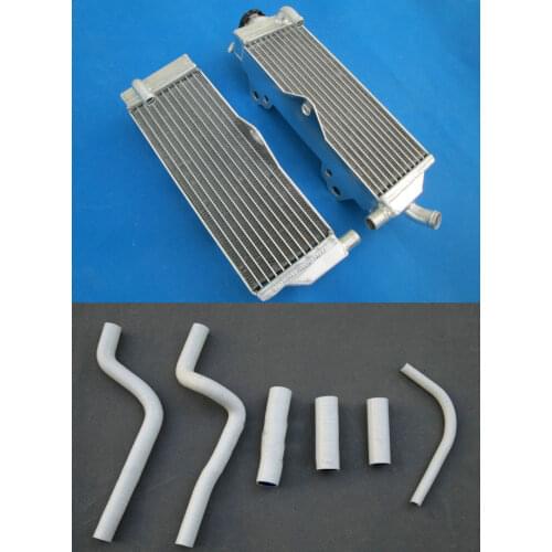 Aluminum Racing Radiator + silicone hose for HONDA CR500 CR500R PE02 1991-2001 2-stroke CR 500 R 91 92 93 94 95 96 97 98 99