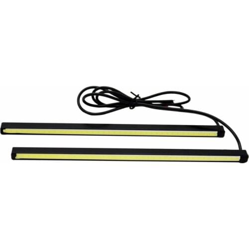 2Pcs/Pair Universal Car DRL High Power 20CM COB Daytime Running Light Car Styling Waterproof DRL Super White Day Light Fog Lamp