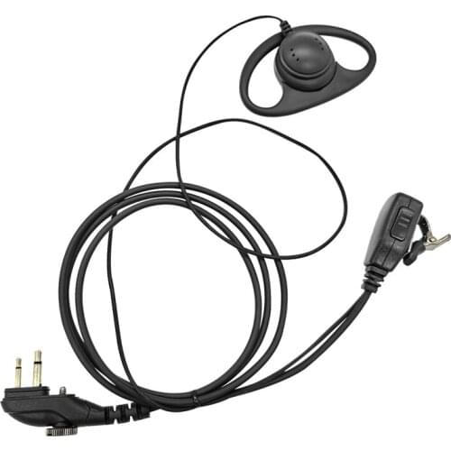 D Shape Loop Ring Earpiece Surveillance Radio Headset with PTT Mic For HYT Hytera PD502 PD562 BD502 BD502i TC-508 TC-580