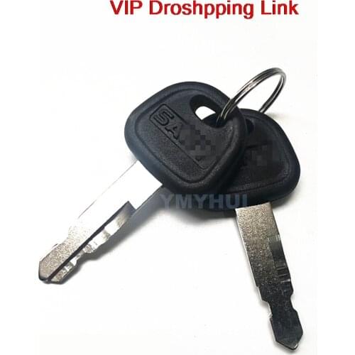 For Sany 55 60 65 75 135 215-8-9-10 Hook machine start key Ignition key door start High quality excavator accessories