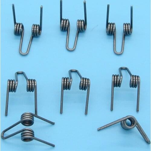 Stainless Steel Double Twist Torsion Spring 1.0 Wire Diameter Outside Diameter 5.5mm Torsional Rotary Arm Spring 20pcs