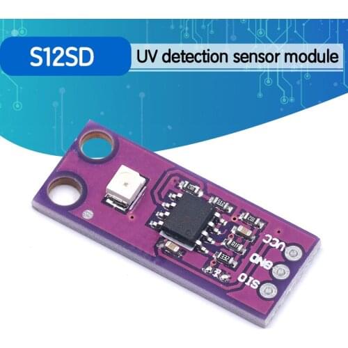 GUVA-S12SD UV Detection Sensor Module S12SD Light Sensor Diy Kit Electronic PCB Board Module 240nm-370nm For Arduino