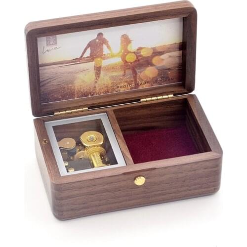 Photos Shiki Photograph Music Box Creative Gift for Girls Birthday Valentines Day Christmas gift Castle in the Sky lettering