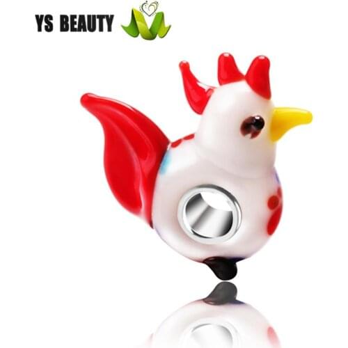 Chinese zodiac zodiac beads 925 sterling silver large hole beads suitable for charm bracelets personality women gift bracelet