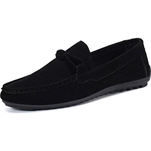 Size 44 Men Casual Shoes Fashion Men Shoes High Quality Leather Men Loafers Moccasins Slip on Mens Flats Male Driving Shoes