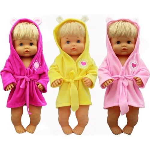 Soft Bathrobe Suit Fit 42cm Nenuco Doll Nenuco y su Hermanita Doll Accessories