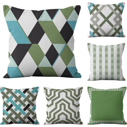 Nordic Geometric Pillowcase Cushion Cover Geometric Soft Chair Cushion 50cmx50cm Decorative Pillow Cover Sofa Seat Pillow Cover