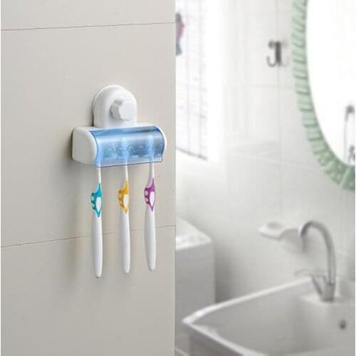 New Bathroom tool bag Teethbrush Hook Wall Mount bag box Cup Stand Holder Home Accessory