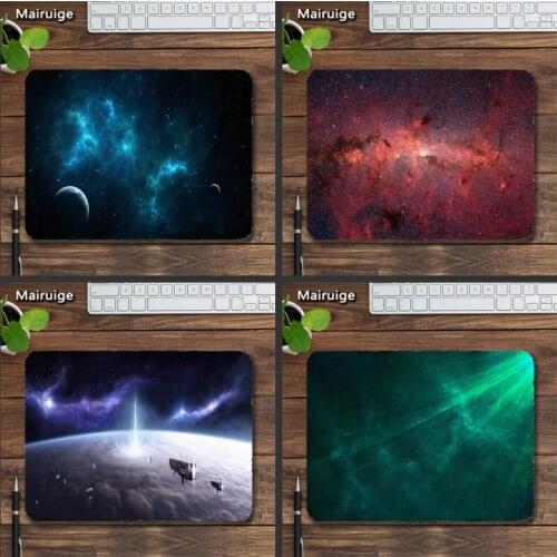 Mairuige Space Scenery New Arrival Starry Sky Design MousePad for sci-fi fans Rubber Mat design High Quality Mouse Pad 3Size