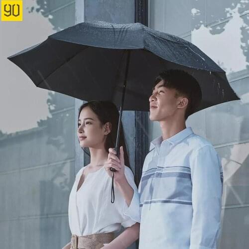 New Xiaomi 90Fun Umbrella Fully Automatic Reverse Folding Lighting LED High-density Waterproof for Outdoor and travel