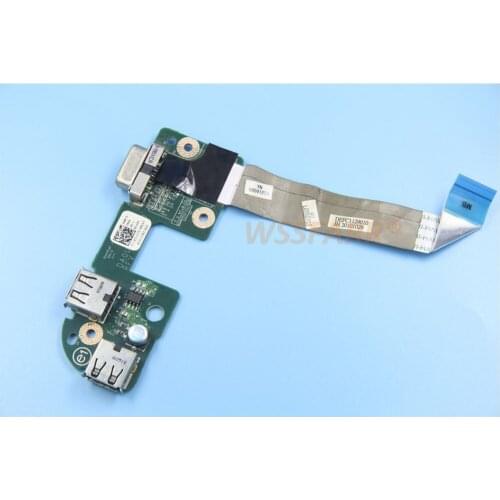 Original 05NCX3 5NCX3 for Dell INSPIRON 17R N7010 Dual USB Port VGA Circuit Board w/ cable tested ok