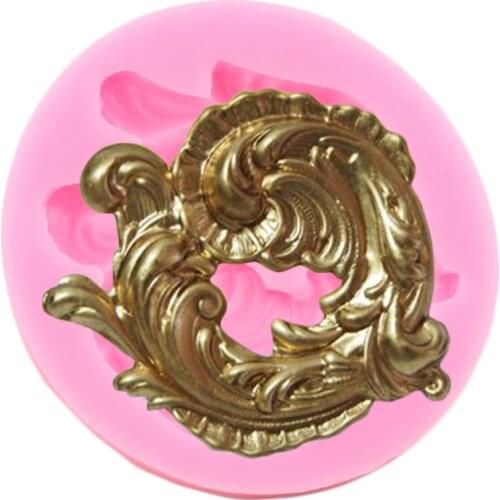 Sugarcraft Scroll Relief Silicone Mold DIY Party Cake Decorating Tools Cake Border Fondant Molds Candy Chocolate Gumpaste Moulds