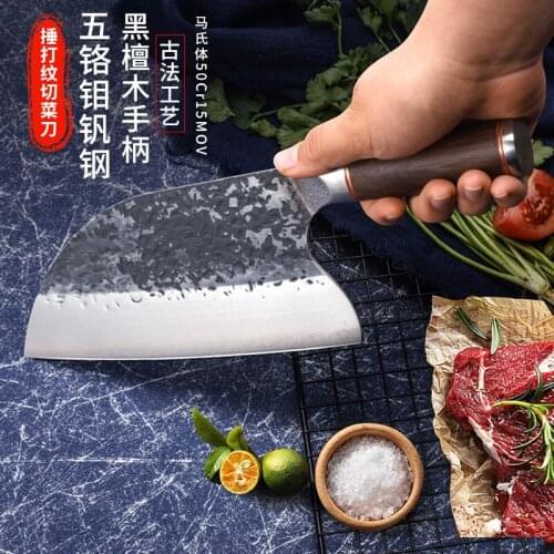 Hand-forged Chinese Tang Knife Sharp Slicing Knife/5Cr15Mov Fish Knife/Cooking Knife/High Quality Kitchen Knife/Splitting Knife