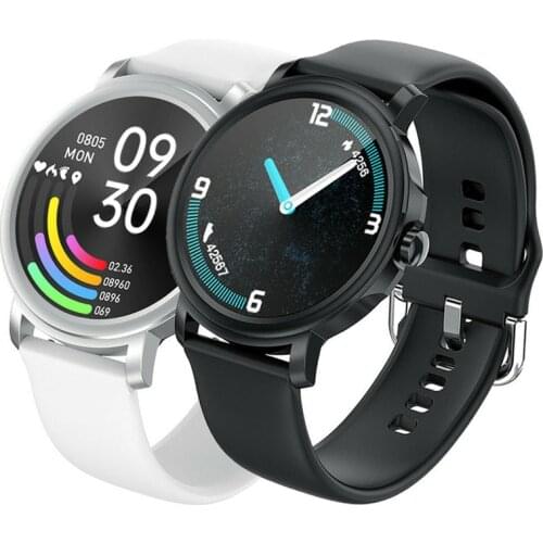 Women Men Full Touch Round Screen Smart Watch Heart Rate Monitor Pedometer Call/SMS Reminder Sport Smartwatch for iOS Android