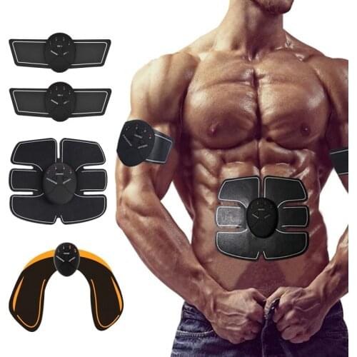 Electric Muscle Stimulator EMS Buttocks Hip Trainer Abdominal Stimulator smart Fitness Body Slimming Electric Massager Unisex