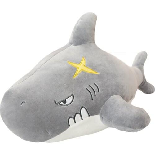 Super soft penguin shark seal plush toy girl sleeping in bed cute doll