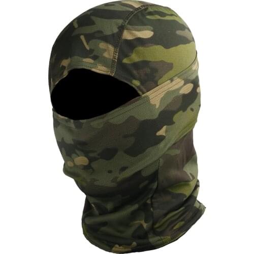 Tactical Balaclava Camouflage Full Face Mask Cover Quick-drying Hunting Cycling Climbing Outdoor Sports Sun Protection Headwear