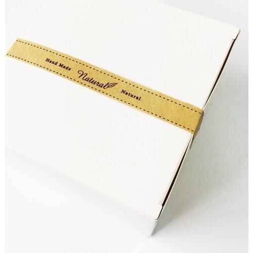 60 Pcs/lot "Handmade" Vintage Sticker Kraft Label Sticker DIY Gift box Cookies Baking Sealing Scrapbooking Stickers