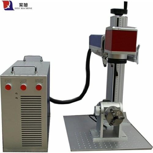 20w Fiber Rotary Laser Metal Engraving Machine / Printer