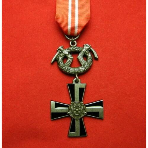 WW1 GERMAN Order of the Cross of Liberty 4. Class (The Republic of Finland) MEDAL BADGE