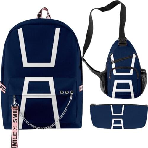 Japan Anime My Hero Academia Backpacks School Bags Boys Girls Teenage Students Cosplay Anime Cartoon Laptop Sports Travel Bags
