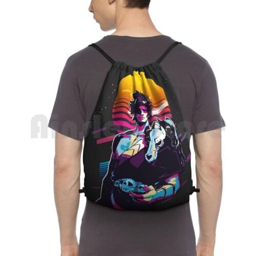 Zagreus-Hades Game ( 80S Retro ) Backpack Drawstring Bags Gym Bag Waterproof Zagreus Zagreus Hades Hades Zagreus