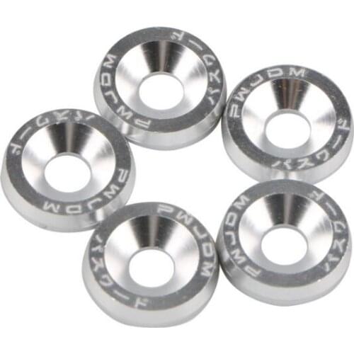 10PCS M6 JDM Car Modified Hex Fasteners Fender Washer Car styling for Dodge Caliber Journey ram Nitro durango Jeep Wrangler