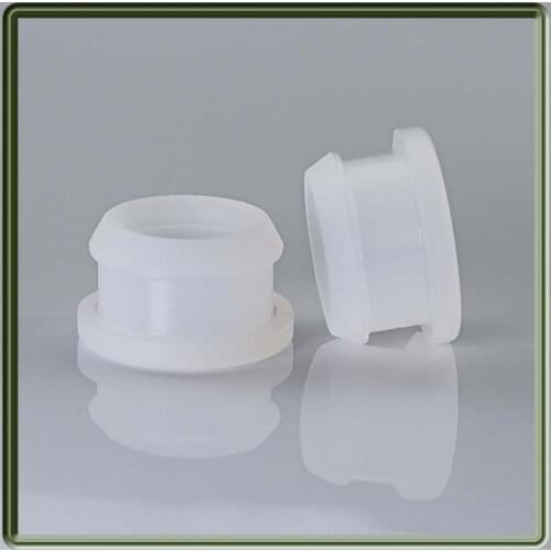 10pcs Transparent Silicone Rubber Hole Caps 2.5mm to 30mm T Type Plug Cover Snap-on Gasket Blanking End Cap Seal Stopper Clear