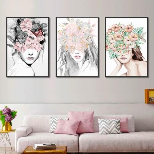Diamond Embroidery 5D DIY diamond painting Nordic minimalist Fu Wo girl cross stitch New Year gift home decoration