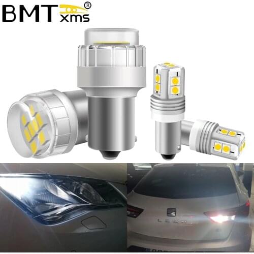 BMTxms Canbus For Seat Leon 3 MK3 5F 2013-2020 Car LED DRL Daytime Running Light Reverse Exterior Lamp Error Free