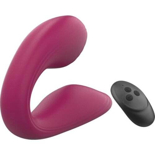 Vagina anus insertion wireless U-shaped vibrator clitoral stimulator female dildo g-spot vibrator women dildo sex toy orgasm