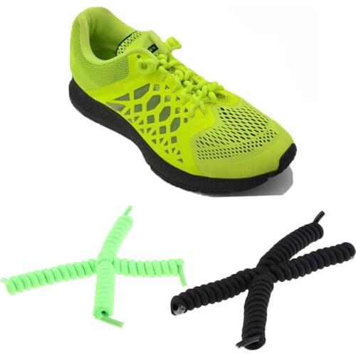 4 Pieces No Tie Shoelaces Elastic Shoe Laces for Most Shoe Styles