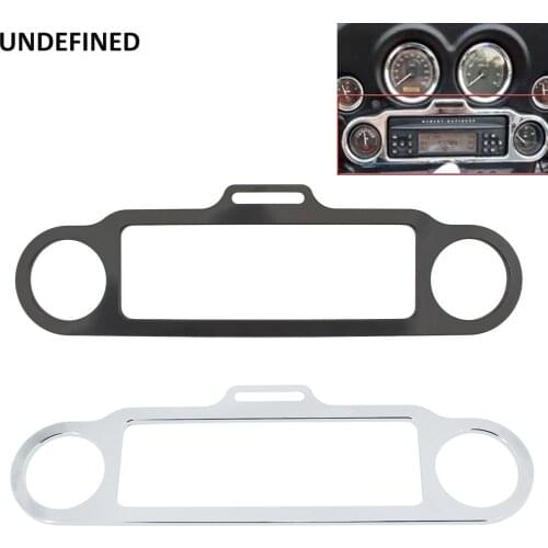 Chrome Stereo Accent Trim Ring Cover Motorcycle Speedometer Rings Cover for Harley Touring Electra Glide Street Glide 96-2013