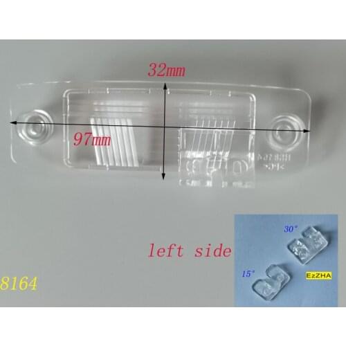 Car Rear View Backup Camera Bracket License Plate Lights Housing Mount for Kia Rio X-Line 2017 2018