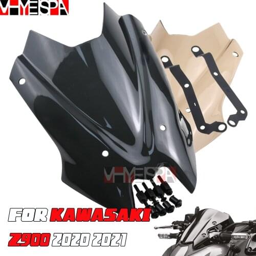 Motorcycle Sports Touring WindScreen Windshield Viser Visor Wind Deflector Fits For KAWASAKI Z900 Z-900 2020 2021 Z 900 '20 '21