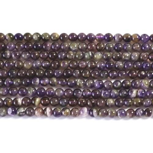 Natural dream stone jades chalcedony 6mm 8mm 10mm 12mm round loose beads fashion women gifts high grade diy jewels15inch B109