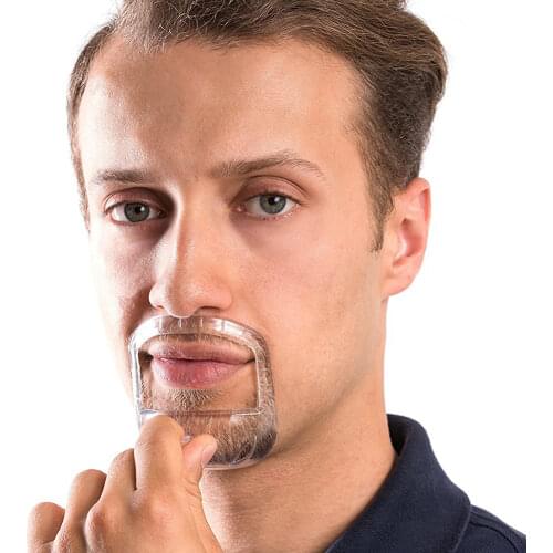New 5 Pcs Men Mustache Shaper Styling Template Goatee Beard Guide Stencil Shaving Design Tool SCI88