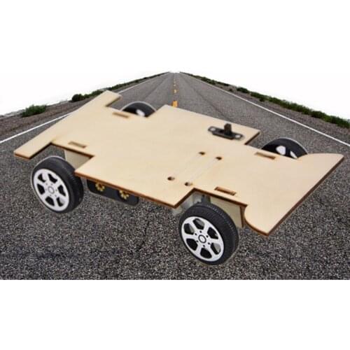 Electric Car Model DIY Assemble Kit School Physics Science Educational Toy