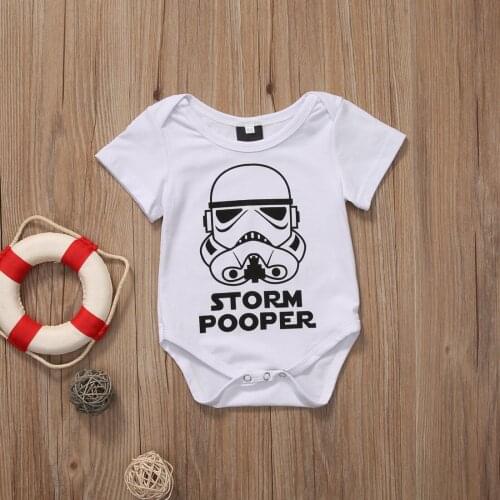 Newborn Baby Boy Clothes Short Sleeve Printing Cotton Blend Romper Jumpsuit Baby Summer Clothing One-pieces 0-18Months