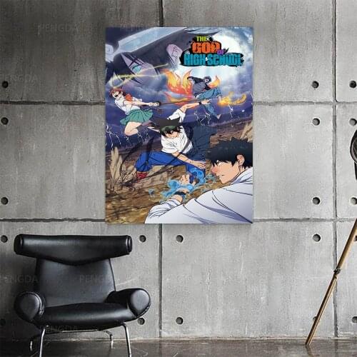 Prints Painting Modular Pictures the God of High School Canvas Wall Art Home Fight Boy Decor Modern Bedside Background Poster