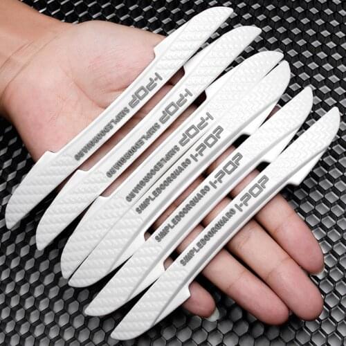 Car Door Bumper Strip 6pcs/pack Protection Strip Scratch Protector Car Door Crash Blade Car Anti-collision